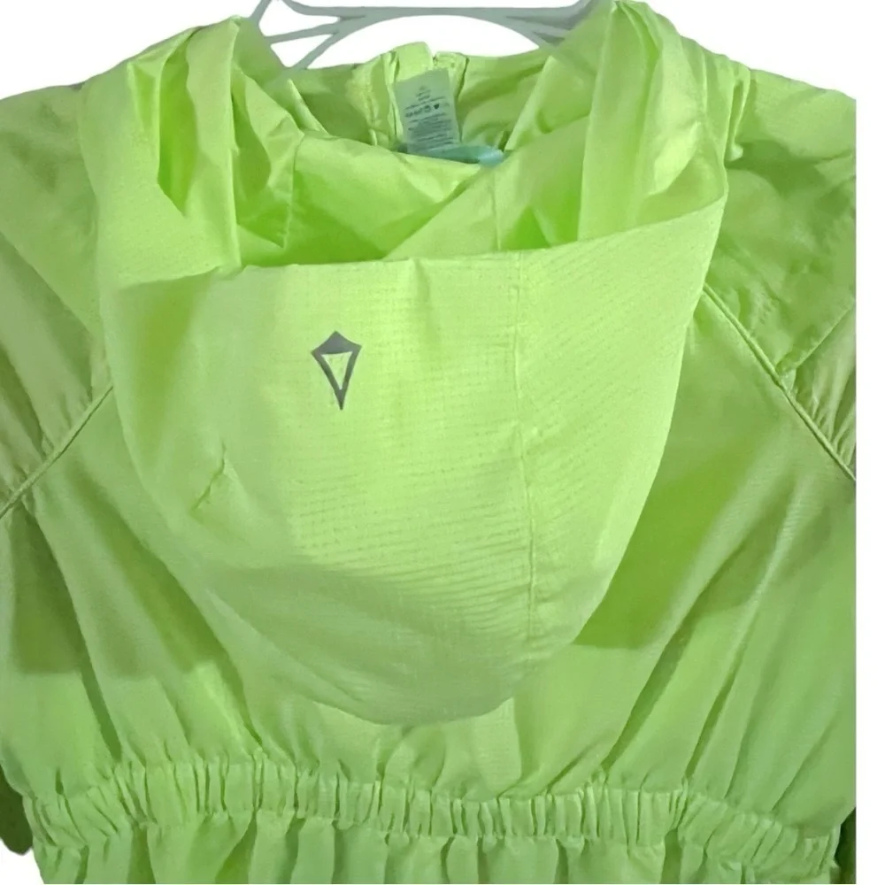 EUC ivivva Neon Green Jacket Sz 14